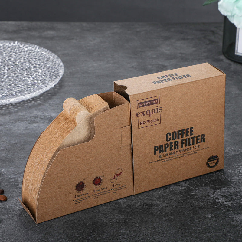 White wood pulp coffee filters （100-PACK）